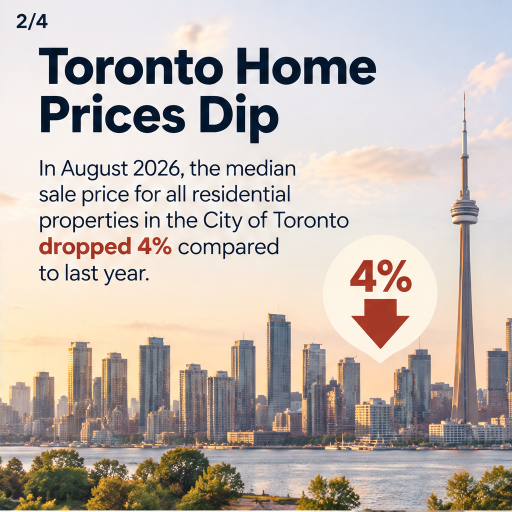 Toronto Home Prices Dip: More Opportunity for Buyers — slide 2 of 5