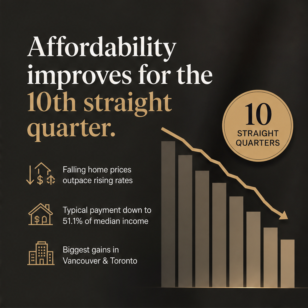 Falling home prices drive record 10th straight quarter of affordability gains — slide 2 of 5