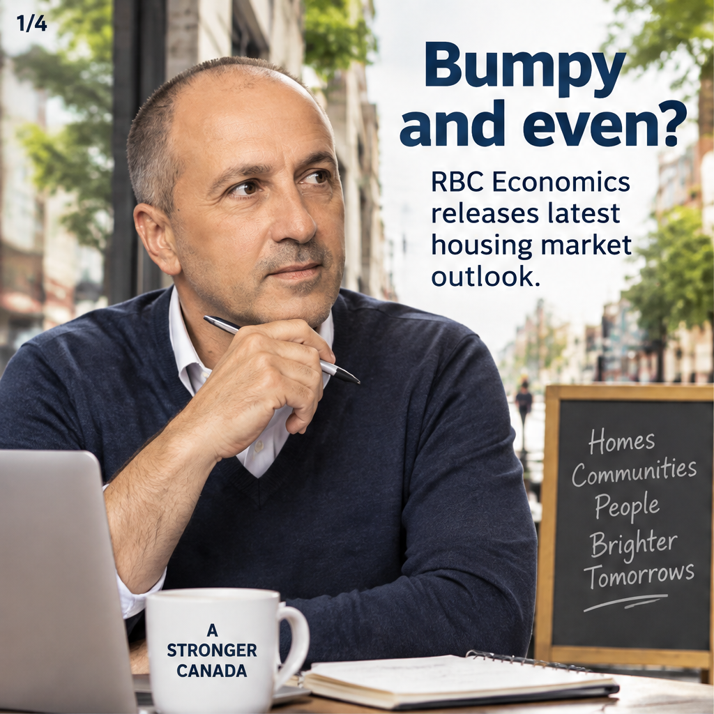 'Bumpy and even': RBC Economics releases latest housing market outlook — slide 1 of 5