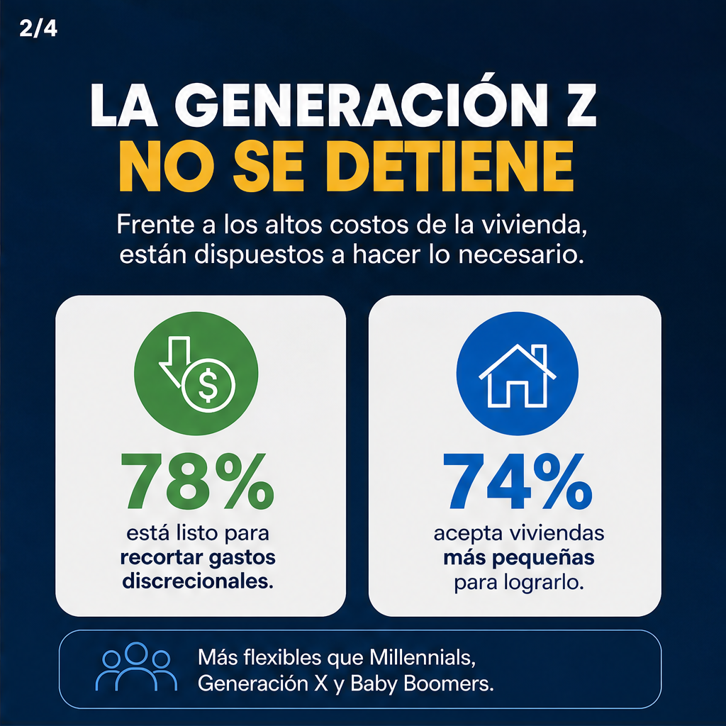 La Generación Z lidera en sacrificios para acceder a la vivienda — slide 2 of 5