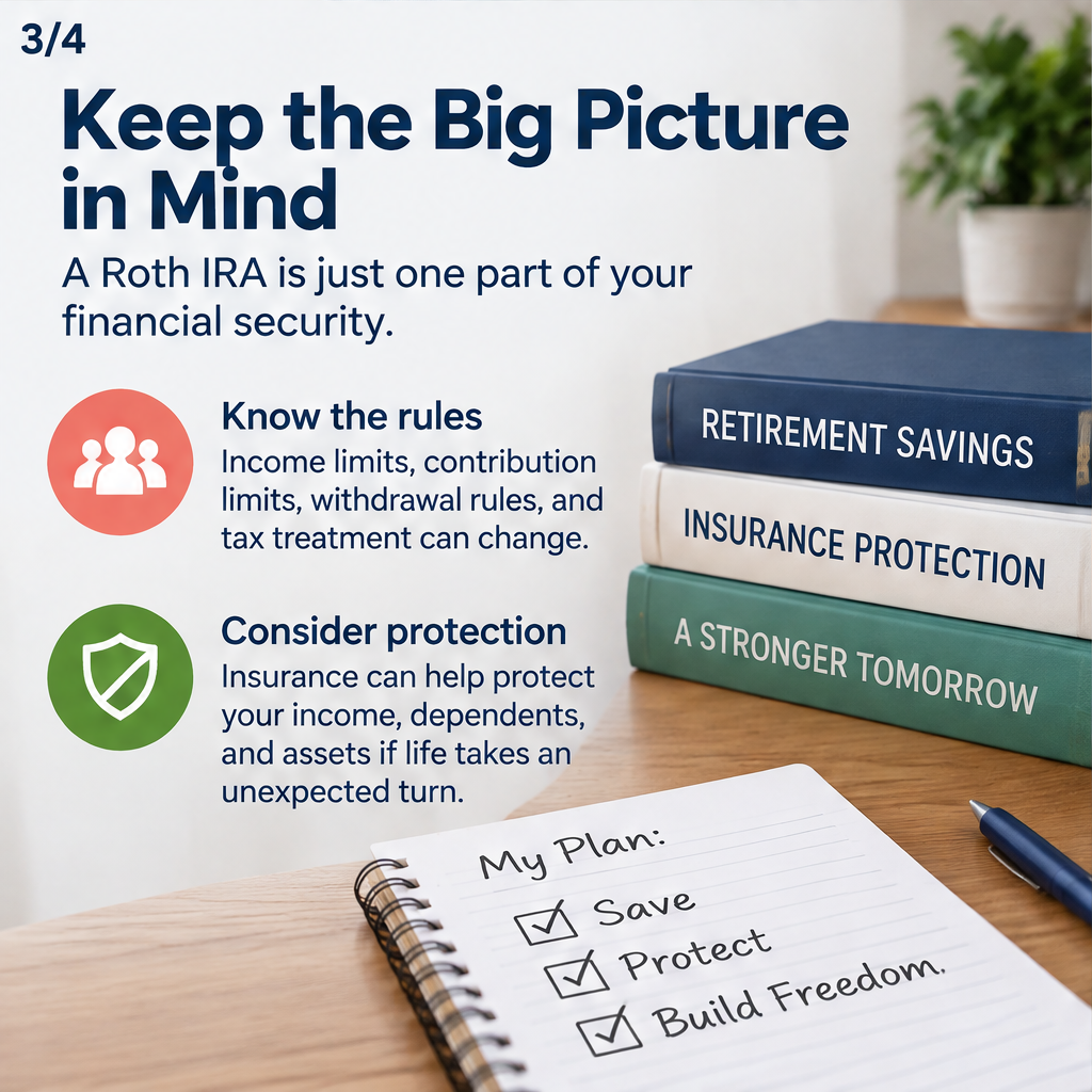 Roth IRA: Protect Your Future, Grow Your Freedom — slide 3 of 4