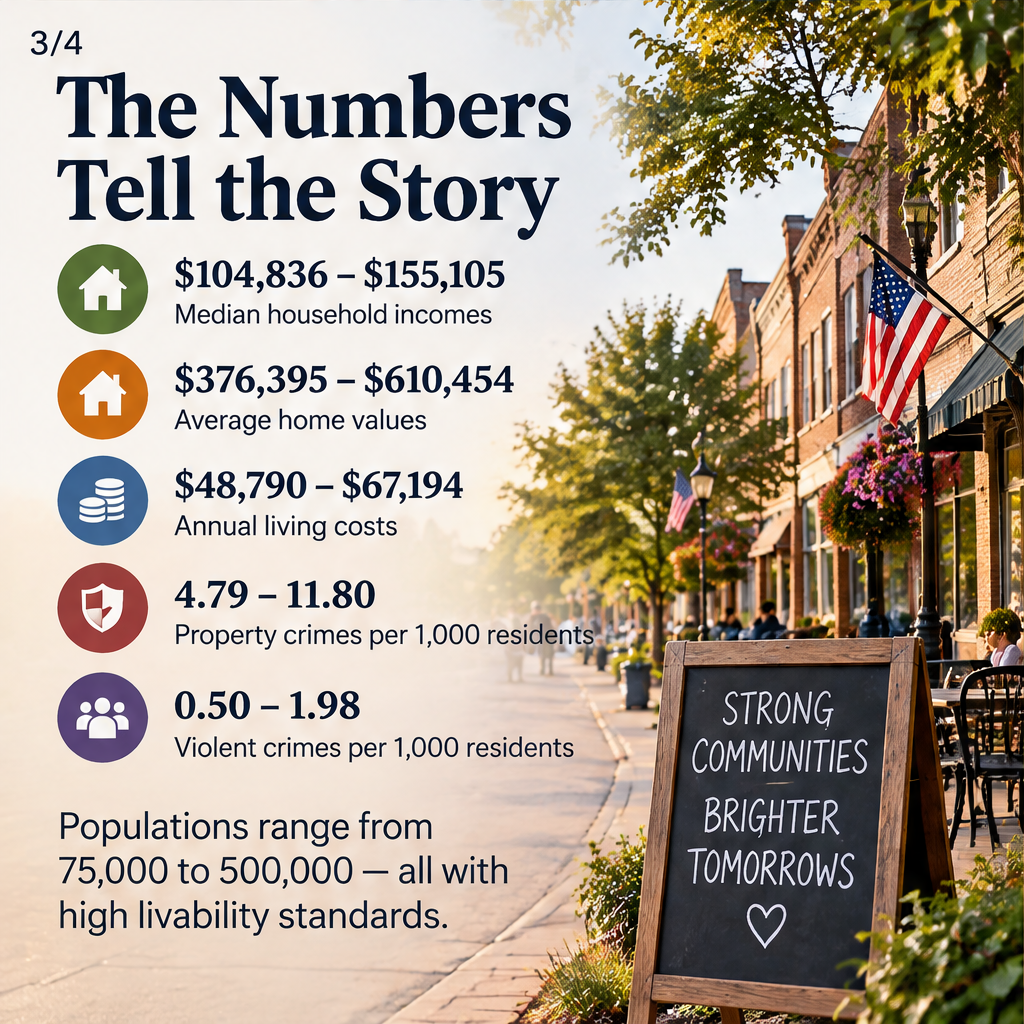 The Safest and Richest Midsize Midwest Cities in 2026 — slide 3 of 5