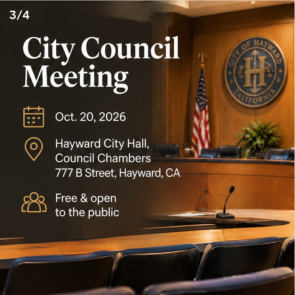 City Council Meeting: Oct. 20, 2026 — slide 3 of 5