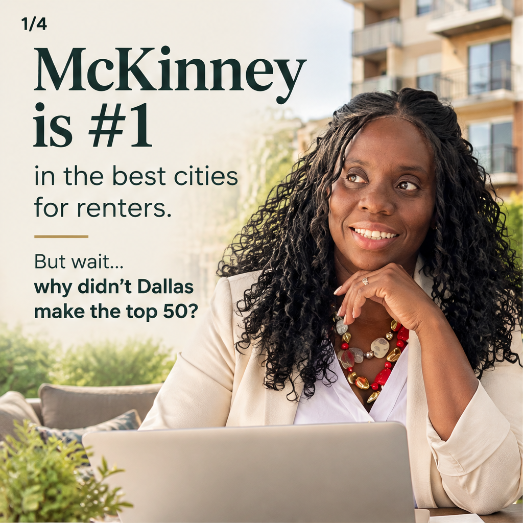 McKinney is 1st in best cities for renters — Why didn't Dallas make the top 50? — slide 1 of 4