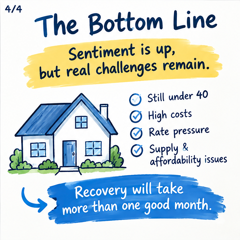Survey: Home Builder Sentiment Rises in August but Still Weak Overall — slide 4 of 5