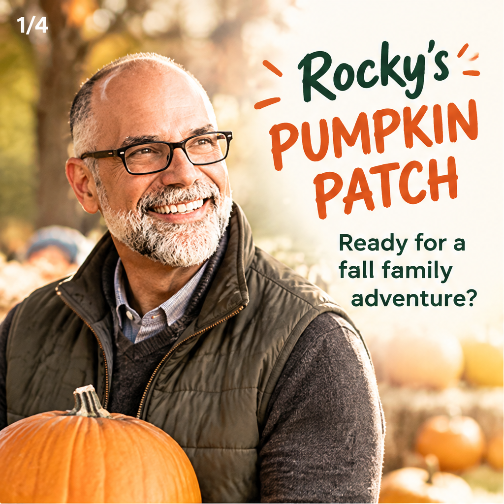 Rocky's Pumpkin Patch — slide 1 of 5