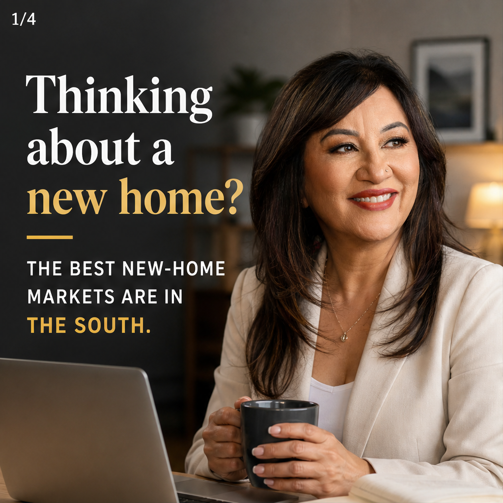 Most of the best new-home markets are in the South — slide 1 of 5