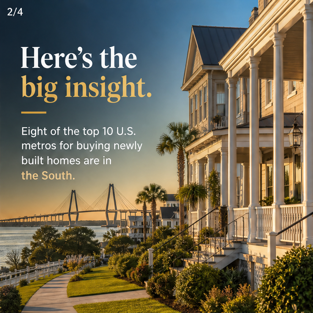 Most of the best new-home markets are in the South — slide 2 of 5