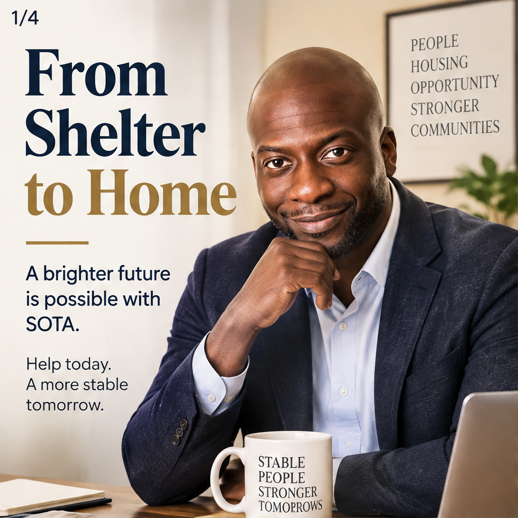 SOTA Housing Help: From Shelter to Home — slide 1 of 5