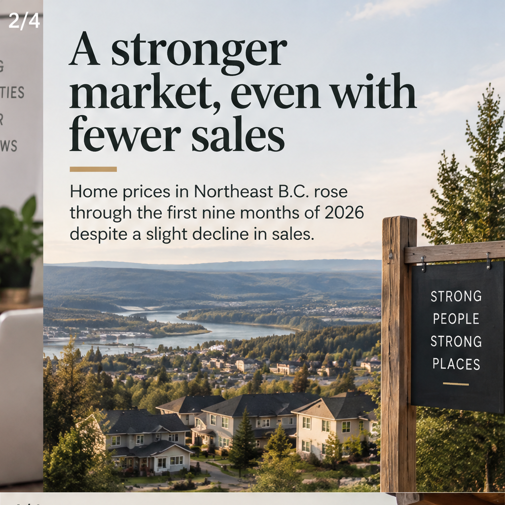 Fort St. John home prices climb despite slower sales, real estate board says — slide 2 of 5