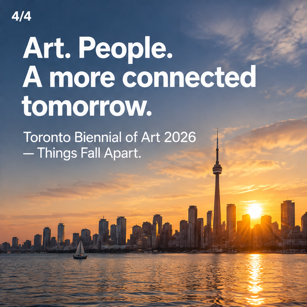 Toronto Biennial of Art 2026: Things Fall Apart — slide 4 of 5
