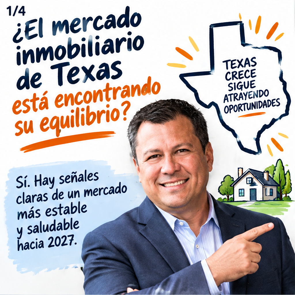 El mercado inmobiliario de Texas encuentra su equilibrio — slide 1 of 4