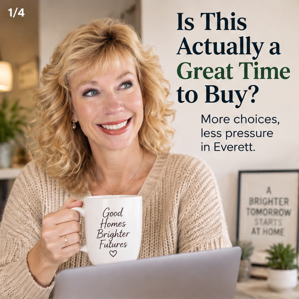🏡 Is This Actually a Great Time to Buy? More Choices, Less Pressure in Everett — slide 1 of 5