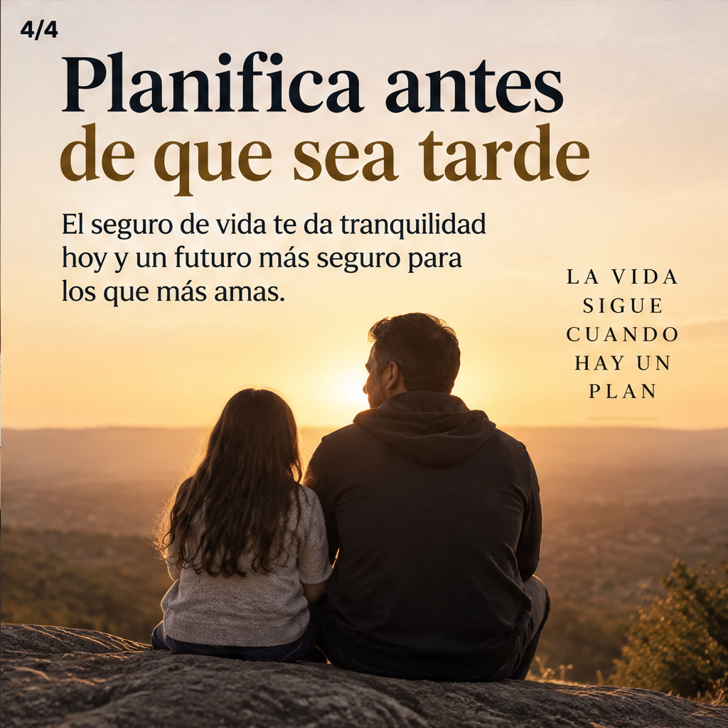 Mes de Concientización sobre el Seguro de Vida: Planifica antes de que sea tarde — slide 4 of 5