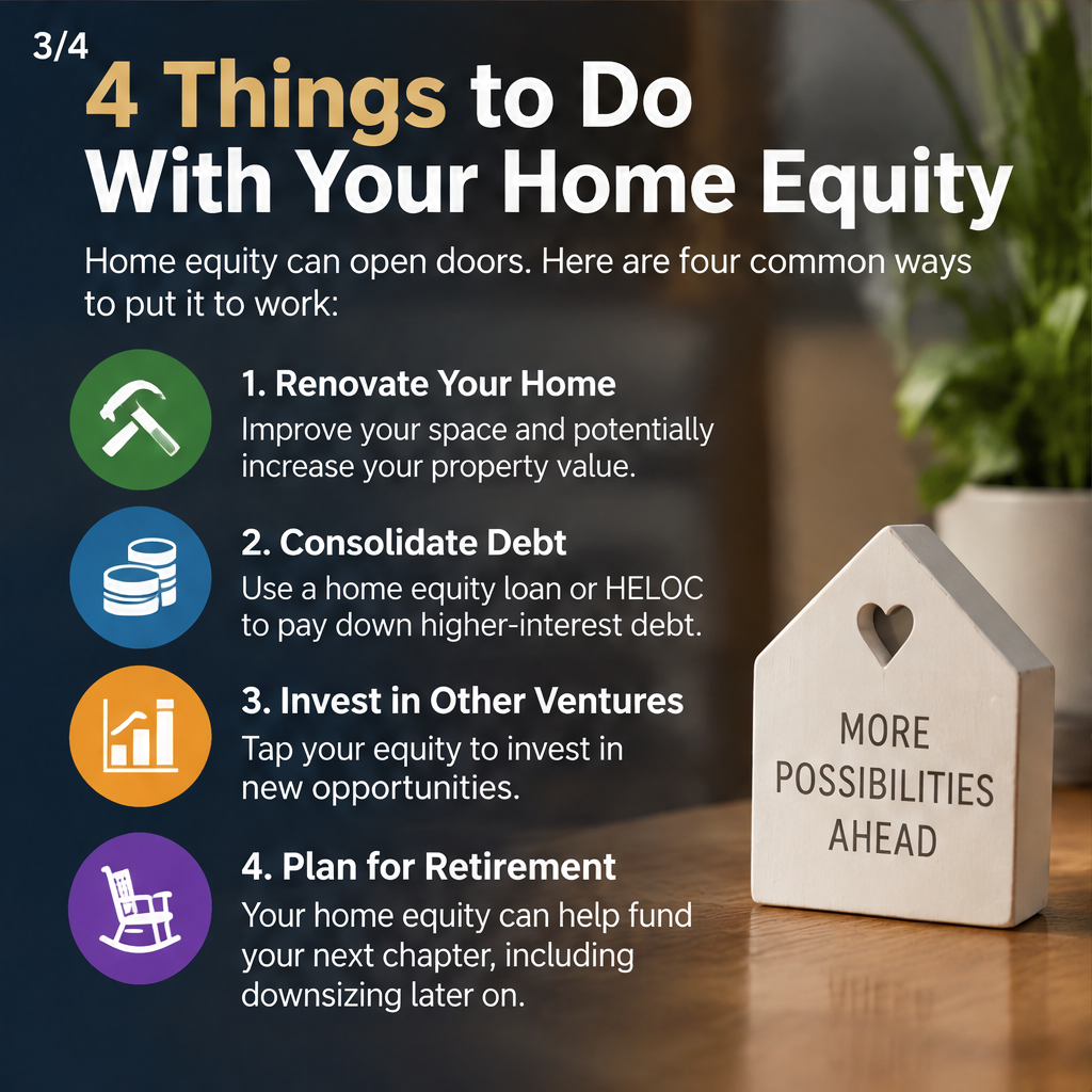 4 Things to Do With the Equity in Your Home — slide 3 of 5