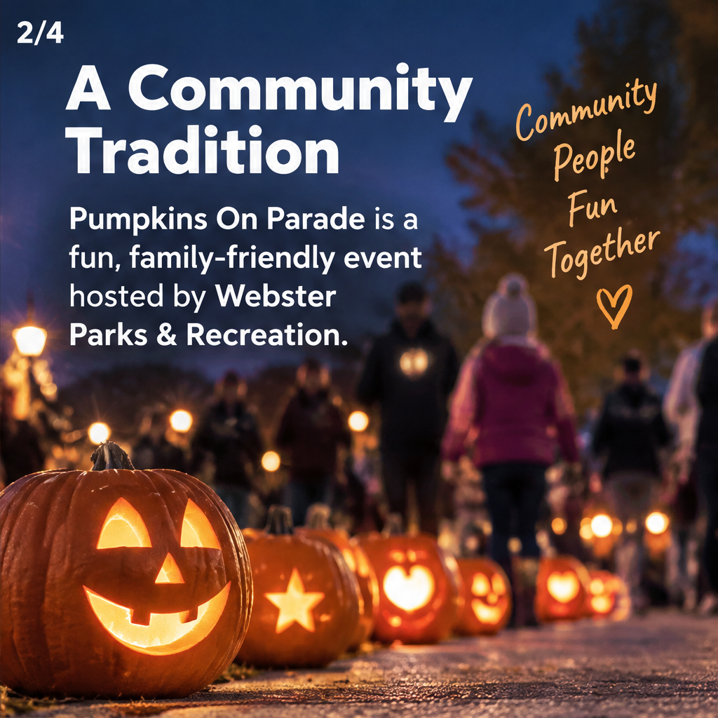 Pumpkins On Parade... Join us October 24th from 7-8:30pm — slide 2 of 5