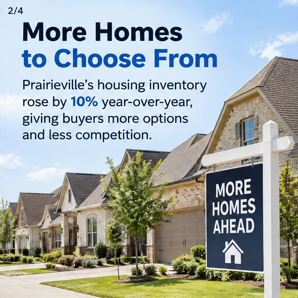 Buyers: Prairieville Inventory Is Up—More Homes to Choose From — slide 2 of 4
