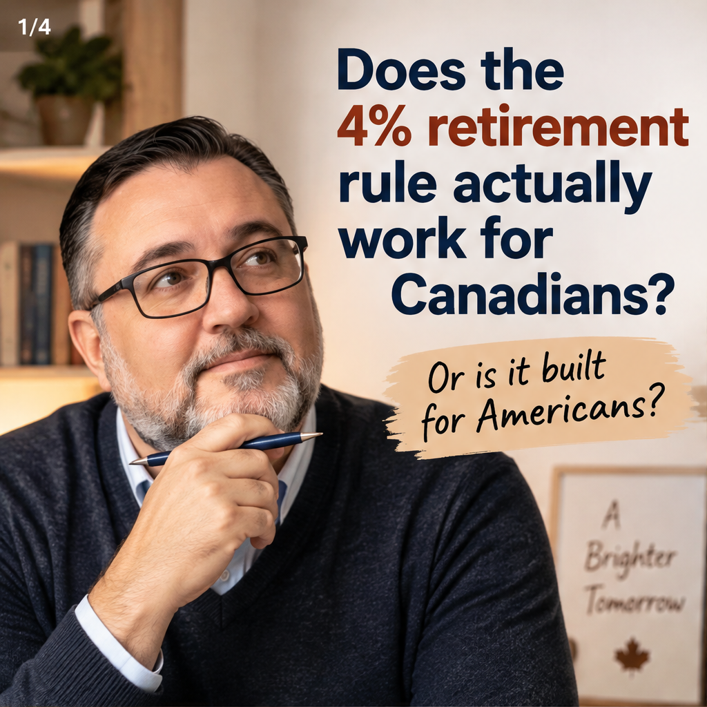 Does the 4% retirement rule actually work for Canadians, or is it built for Americans? — slide 1 of 5