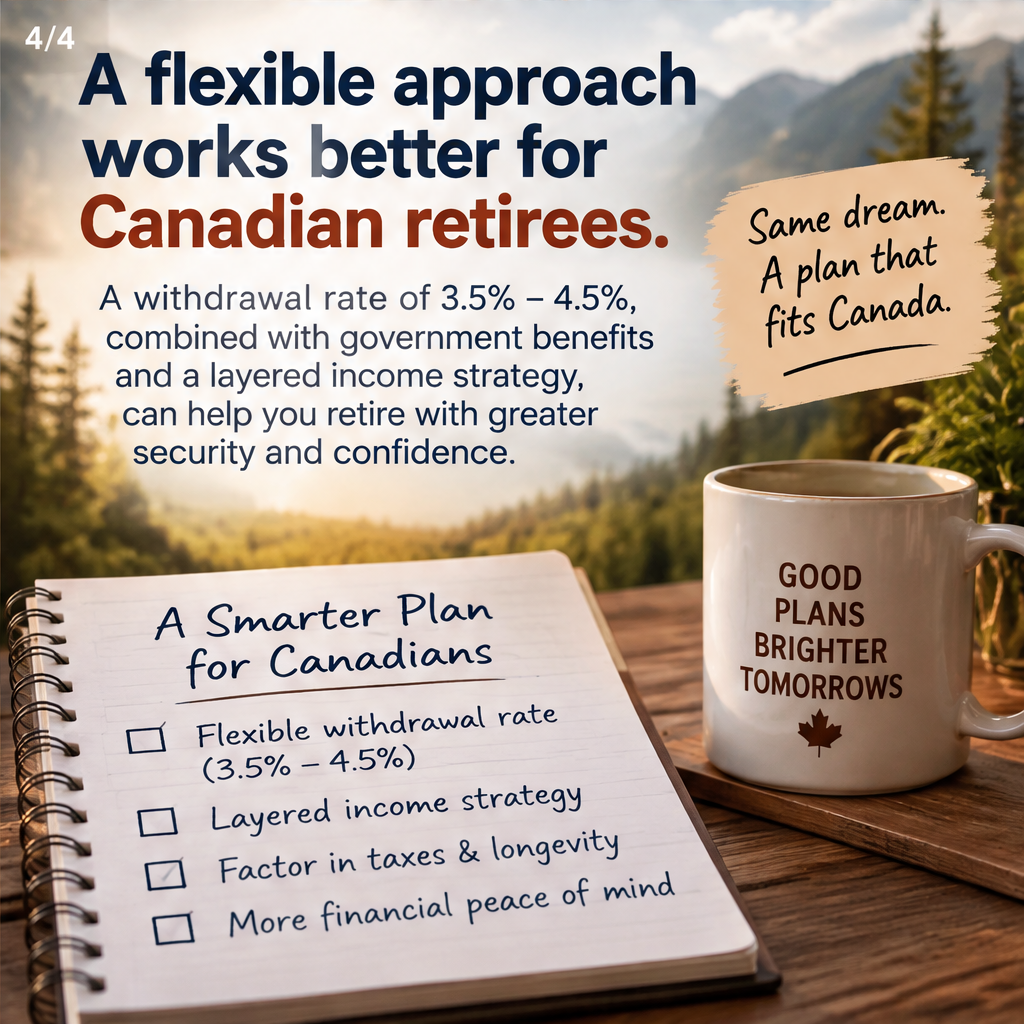 Does the 4% retirement rule actually work for Canadians, or is it built for Americans? — slide 4 of 5