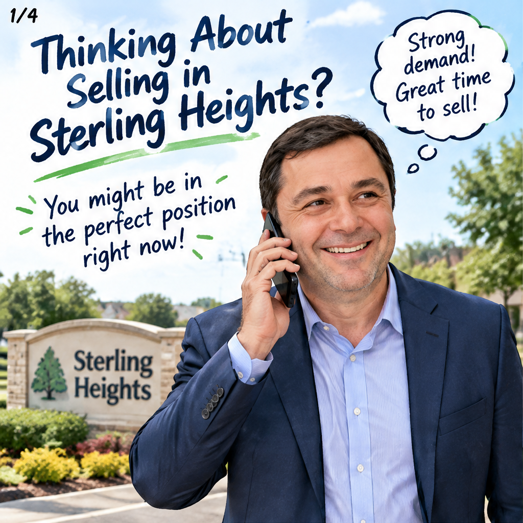 Pending Sales Jump: Sellers See Strong Demand in Sterling Heights — slide 1 of 5