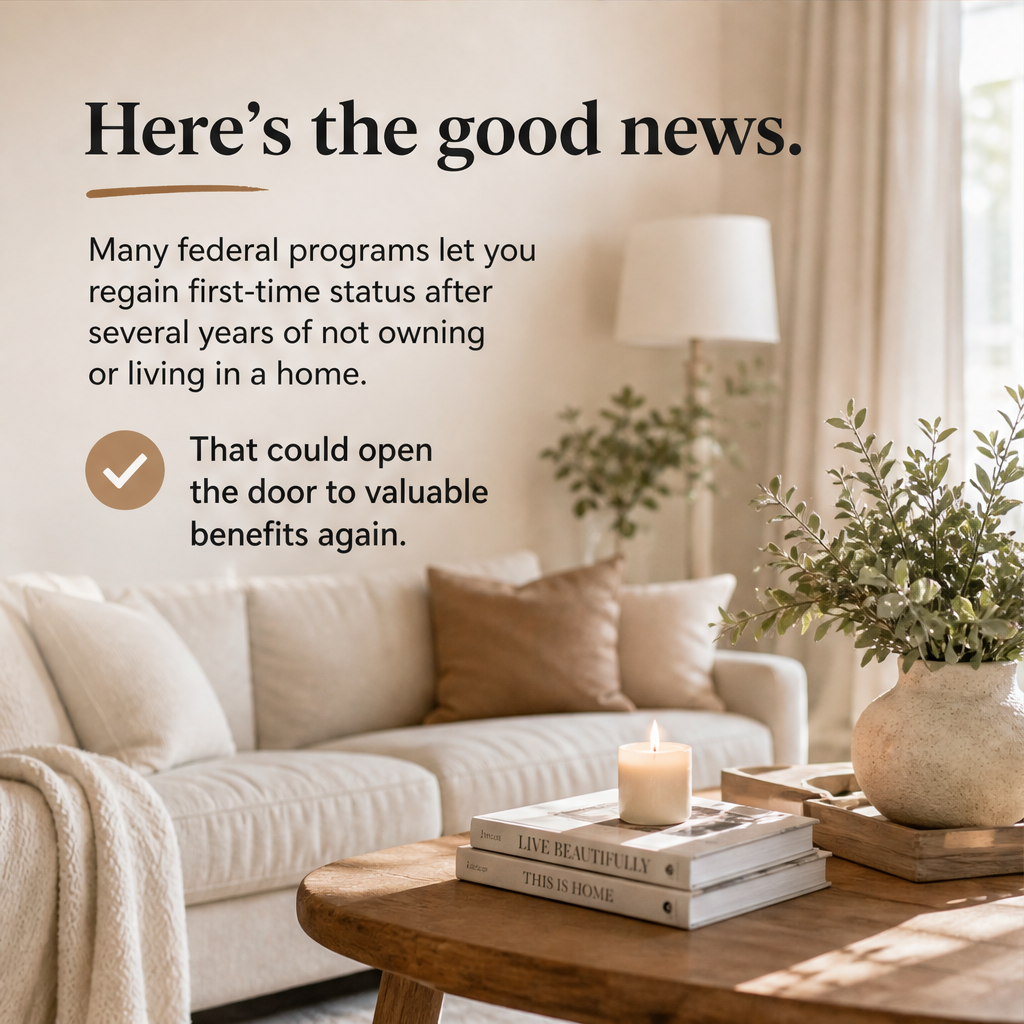 You may still qualify as a first-time homebuyer, even if you've owned before — slide 3 of 5