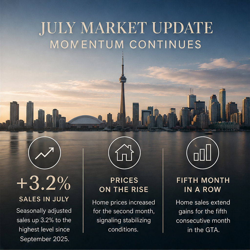 Greater Toronto home sales extend gains for fifth consecutive month in July — slide 2 of 5