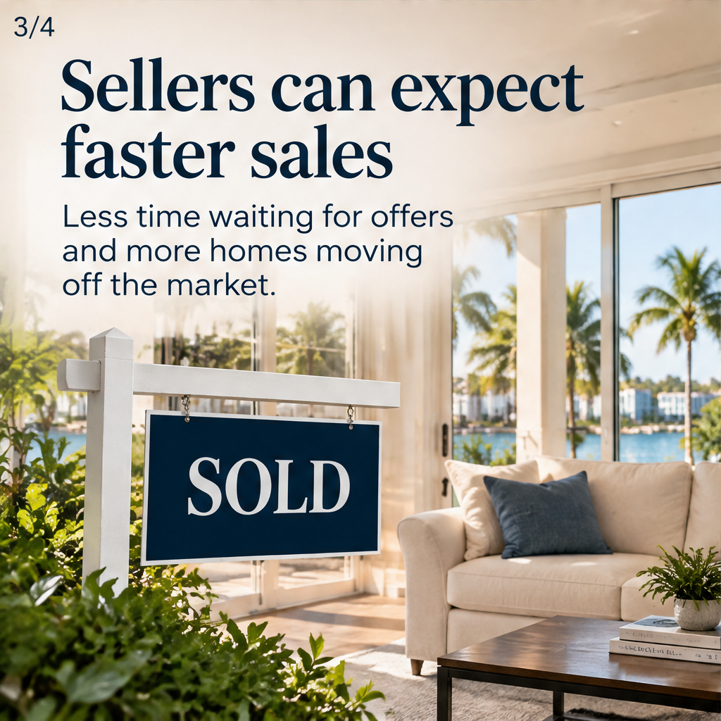 Homes Selling Faster in Sarasota: Sellers See Quicker Results — slide 3 of 5