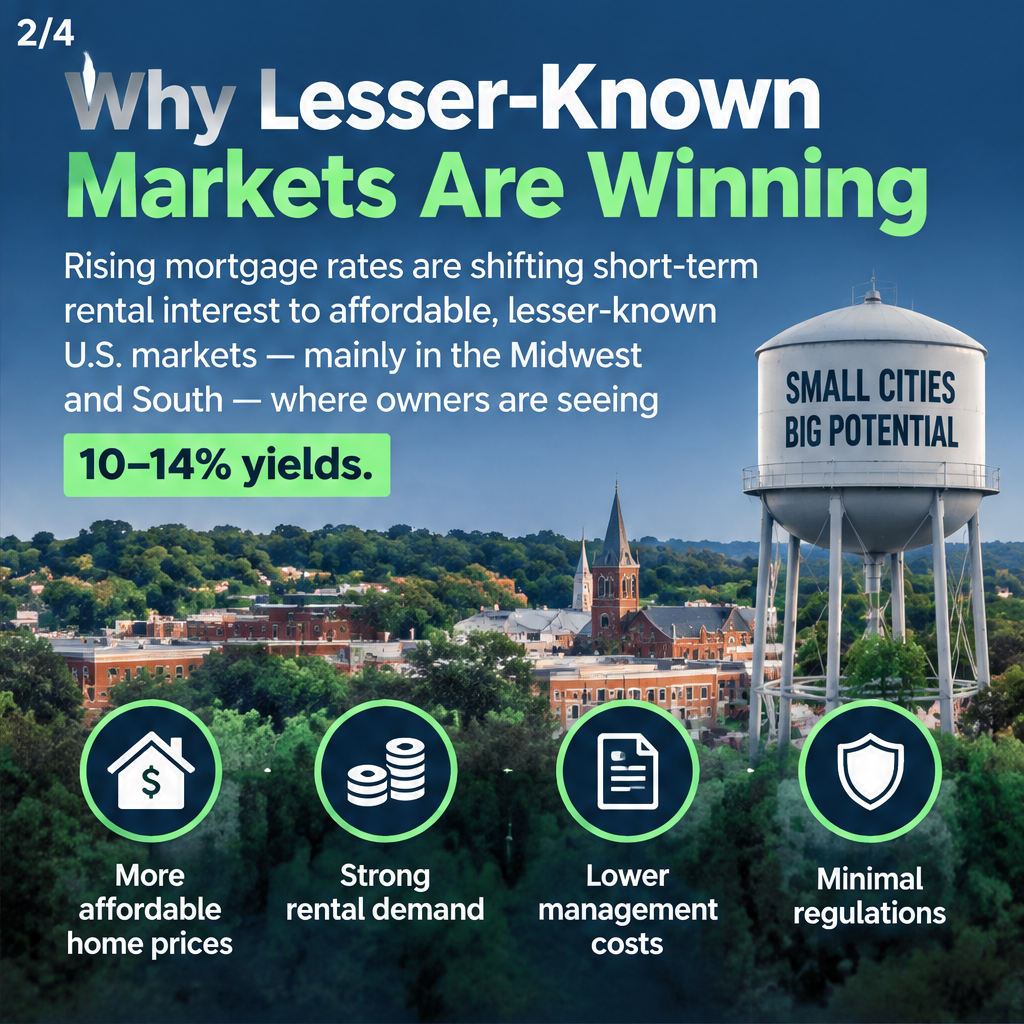 The Hidden Gem Short-Term Rental Markets of 2026: Where Owners Are Maximizing Returns — slide 2 of 5