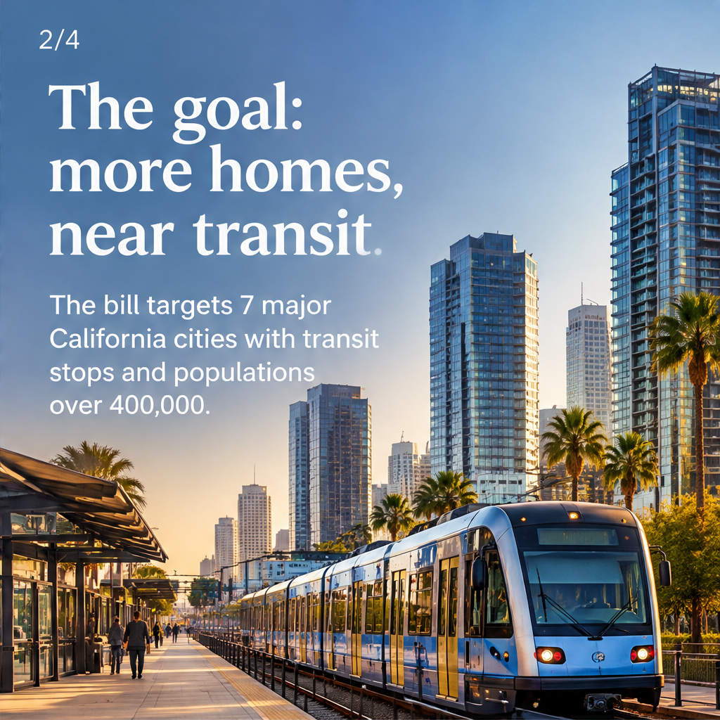 Housing Density Bill Could Bring More High-Rises to 7 California Cities — slide 2 of 5