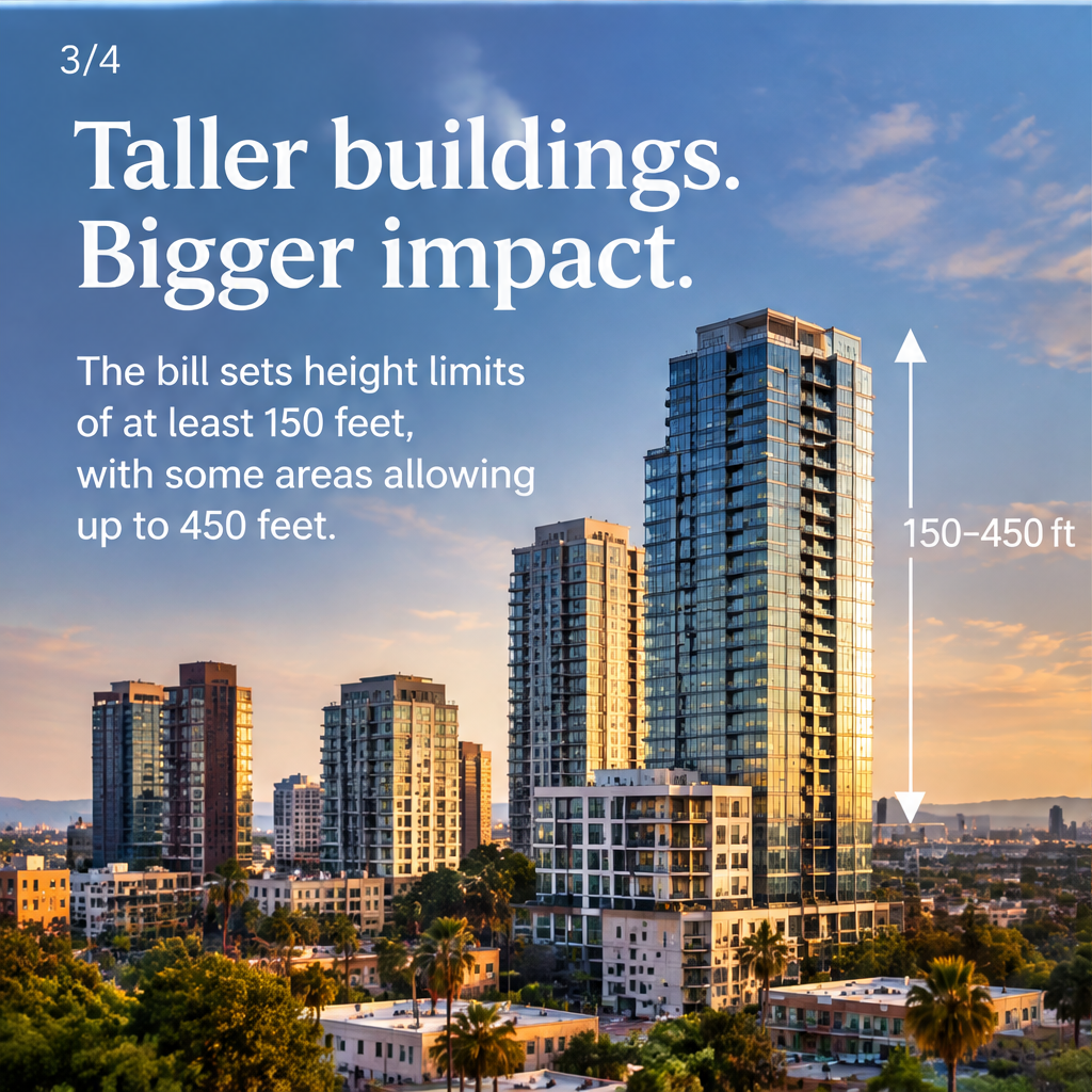 Housing Density Bill Could Bring More High-Rises to 7 California Cities — slide 3 of 5