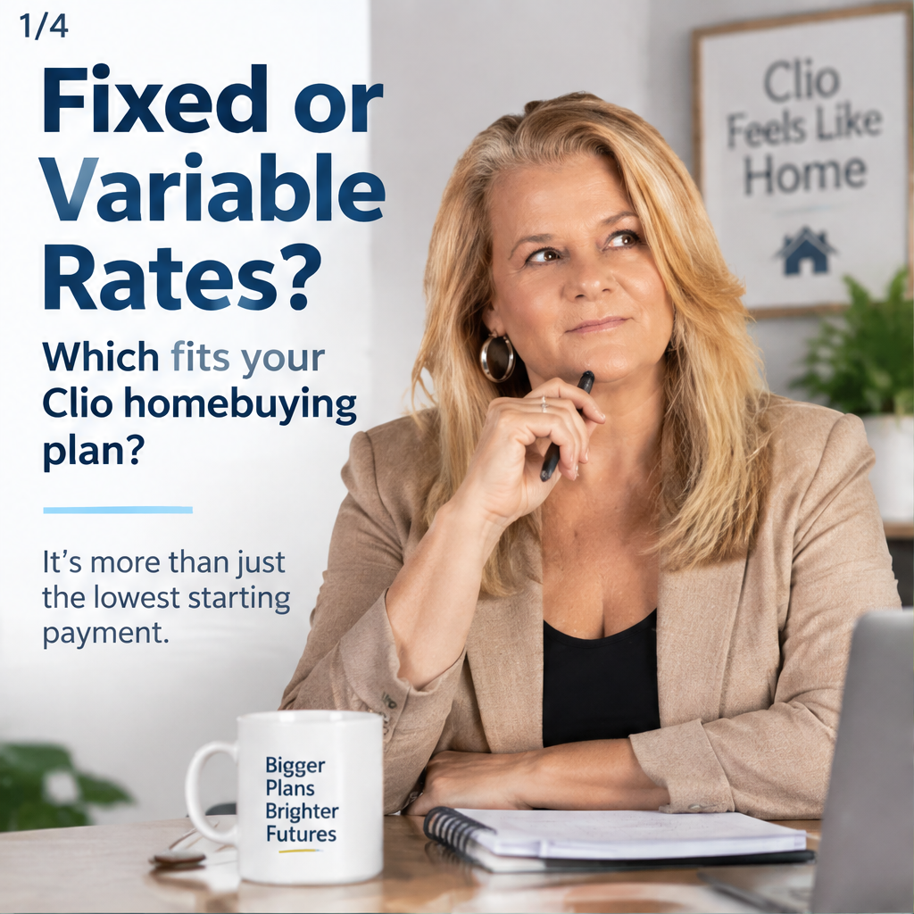 Fixed vs. Variable Rates: Which Fits Your Clio Homebuying Plan? — slide 1 of 5
