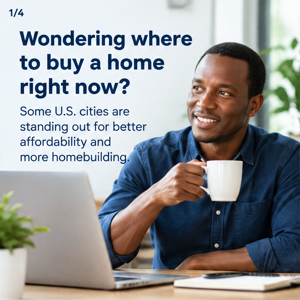 These are the best U.S. cities for homebuyers right now — slide 1 of 5