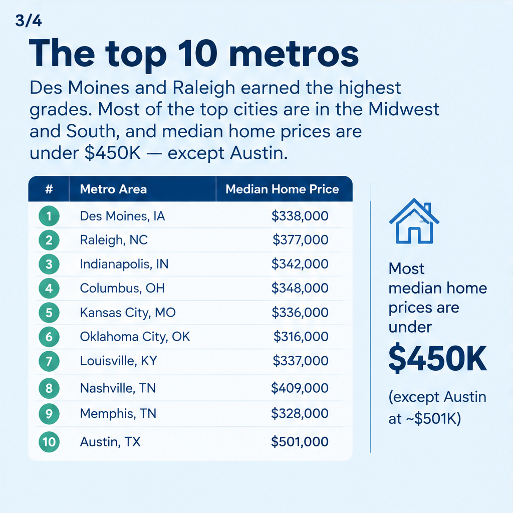 These are the best U.S. cities for homebuyers right now — slide 3 of 5