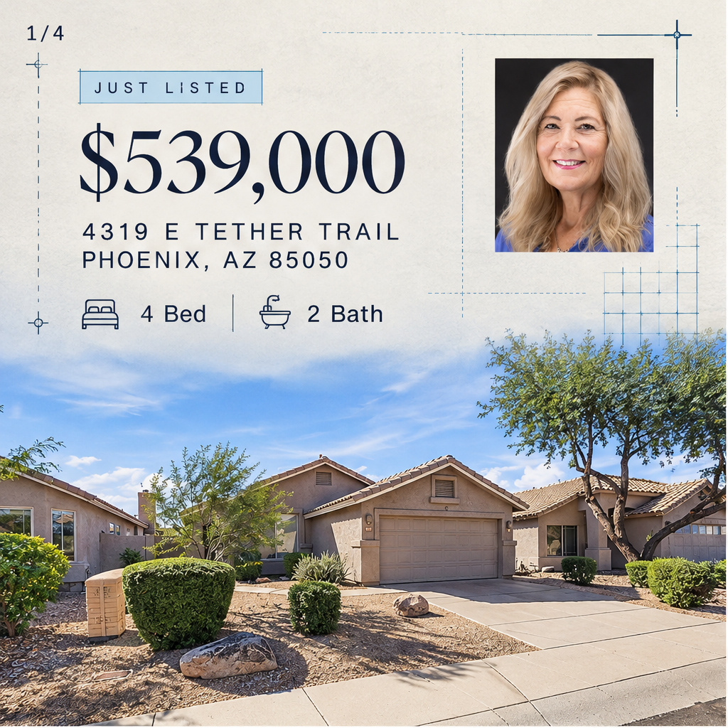 4319 E TETHER Trail, Phoenix AZ 85050 — slide 1 of 5