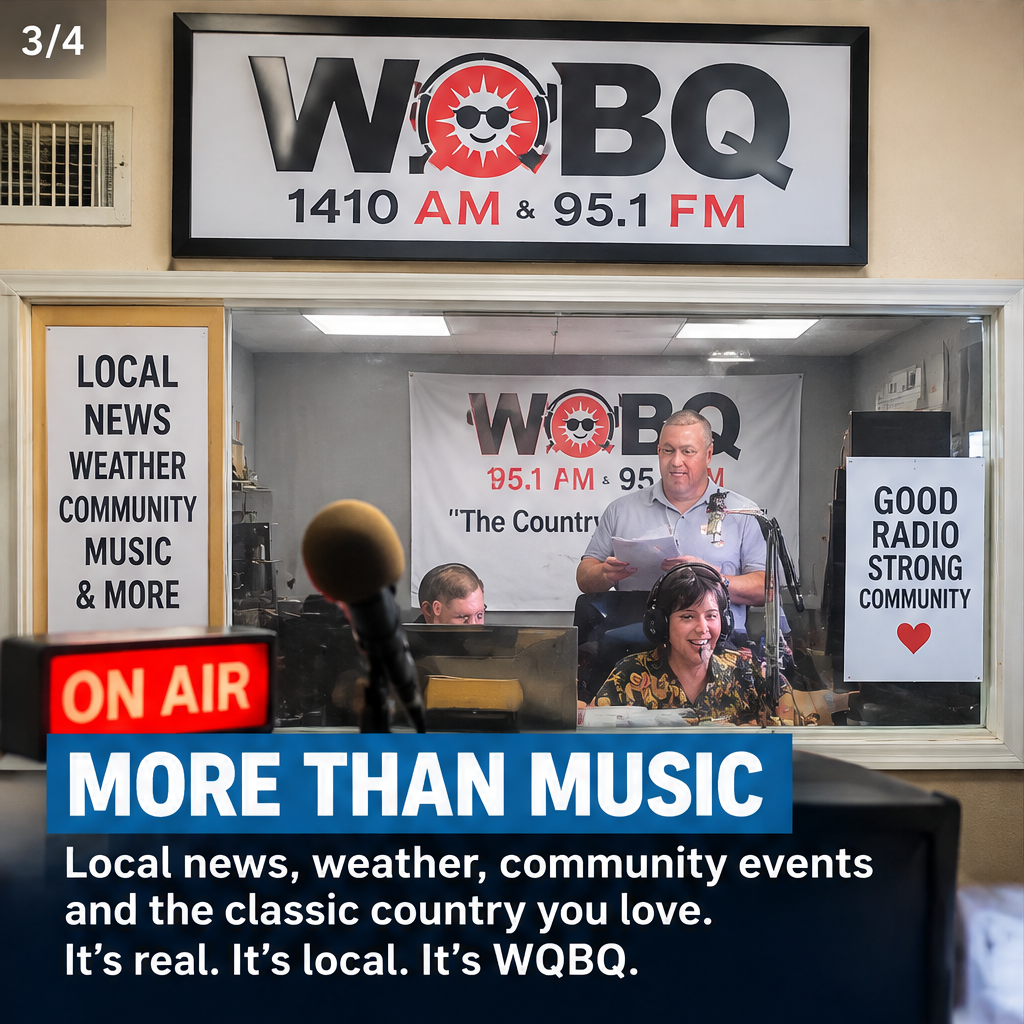 WQBQ 1410 AM and 95.1 FM LOCAL RADIO — slide 3 of 4