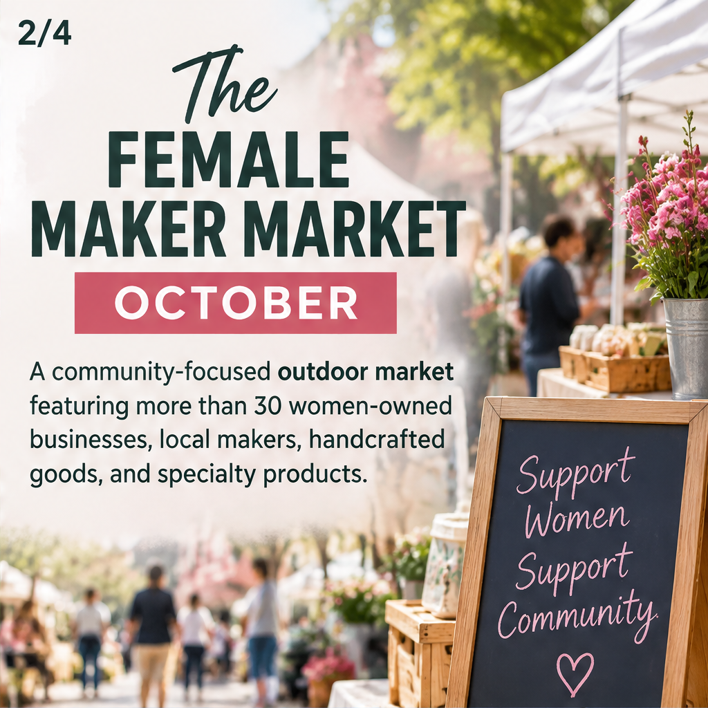 The Female Maker Market | October — slide 2 of 4