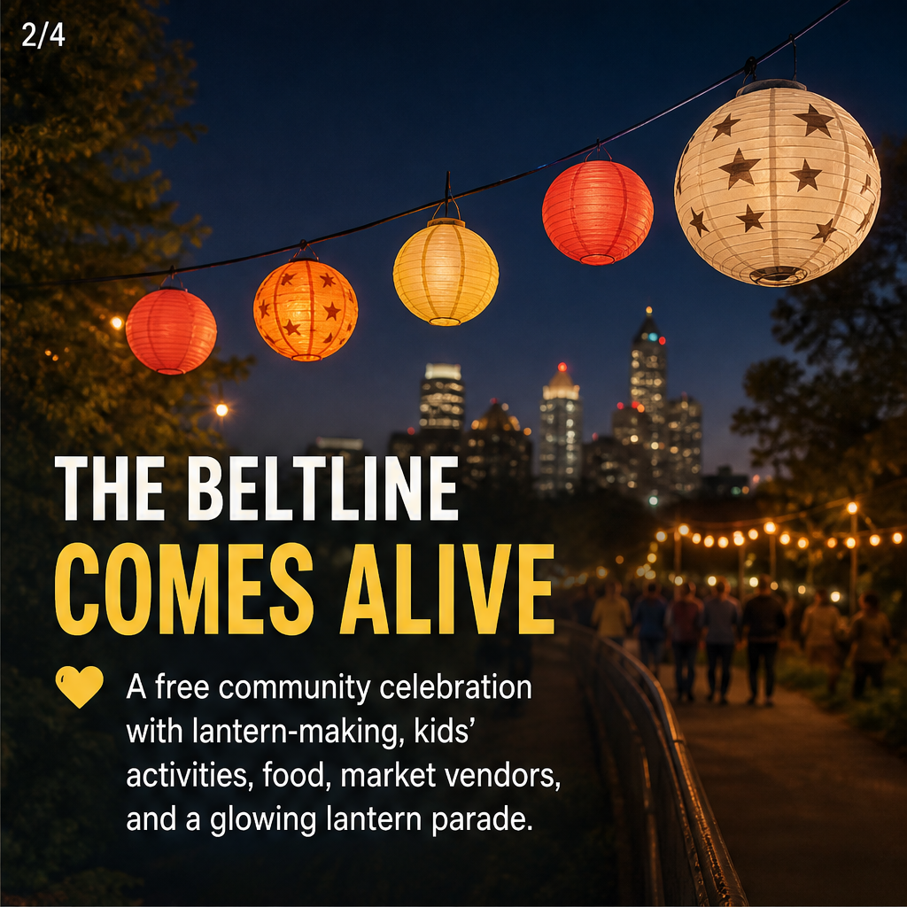 Atlanta Beltline Lantern Festival — slide 2 of 5