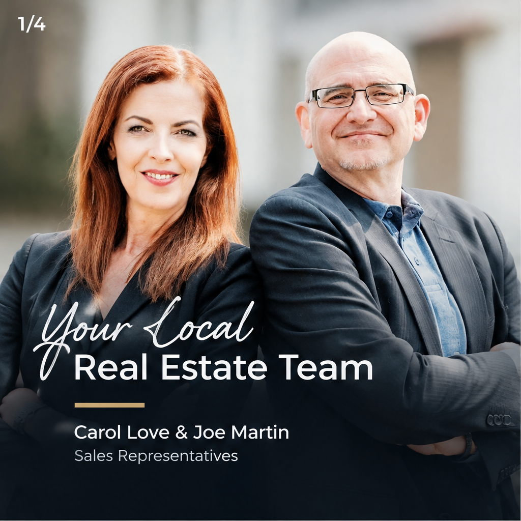 Carol Love & Joe Martin. Sales Representatives with Harvey Kalles Real Estate Ltd. Brokerage. Local trusted Realtors Who Perform. Approachable, Professional, Client focused, Results driven. C — slide 1 of 5