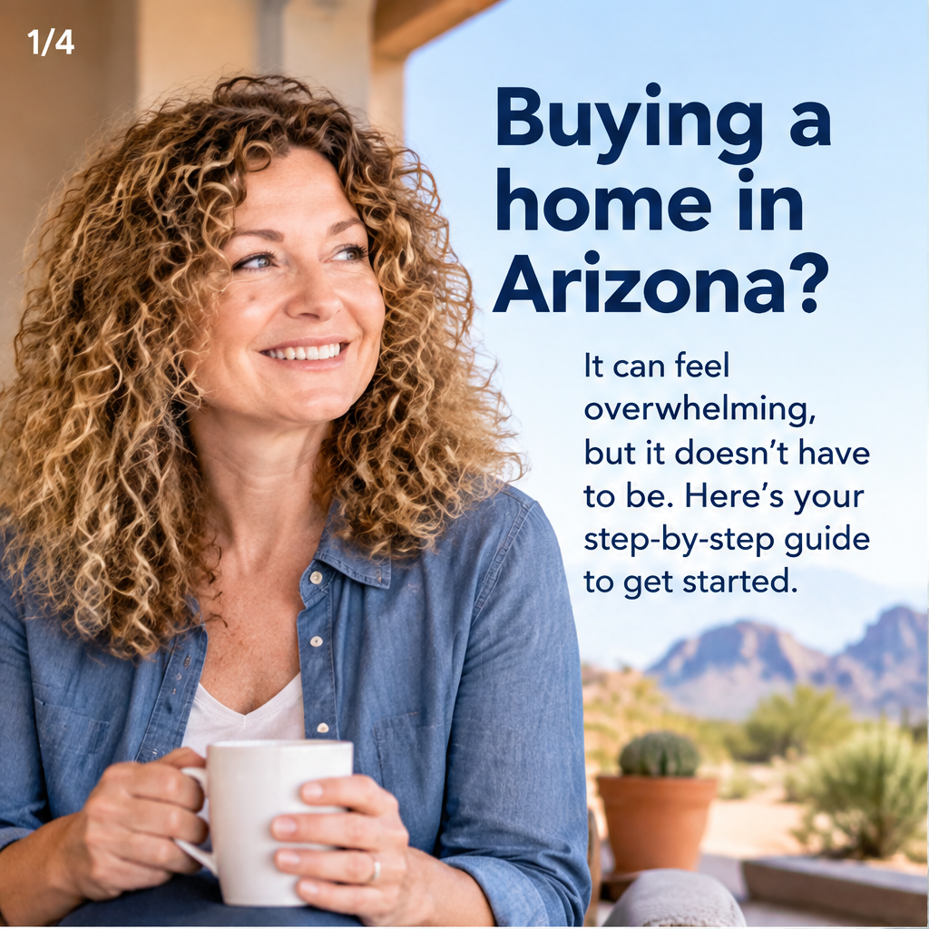 The first-time homebuyer's guide to navigating the Arizona real estate market — slide 1 of 5