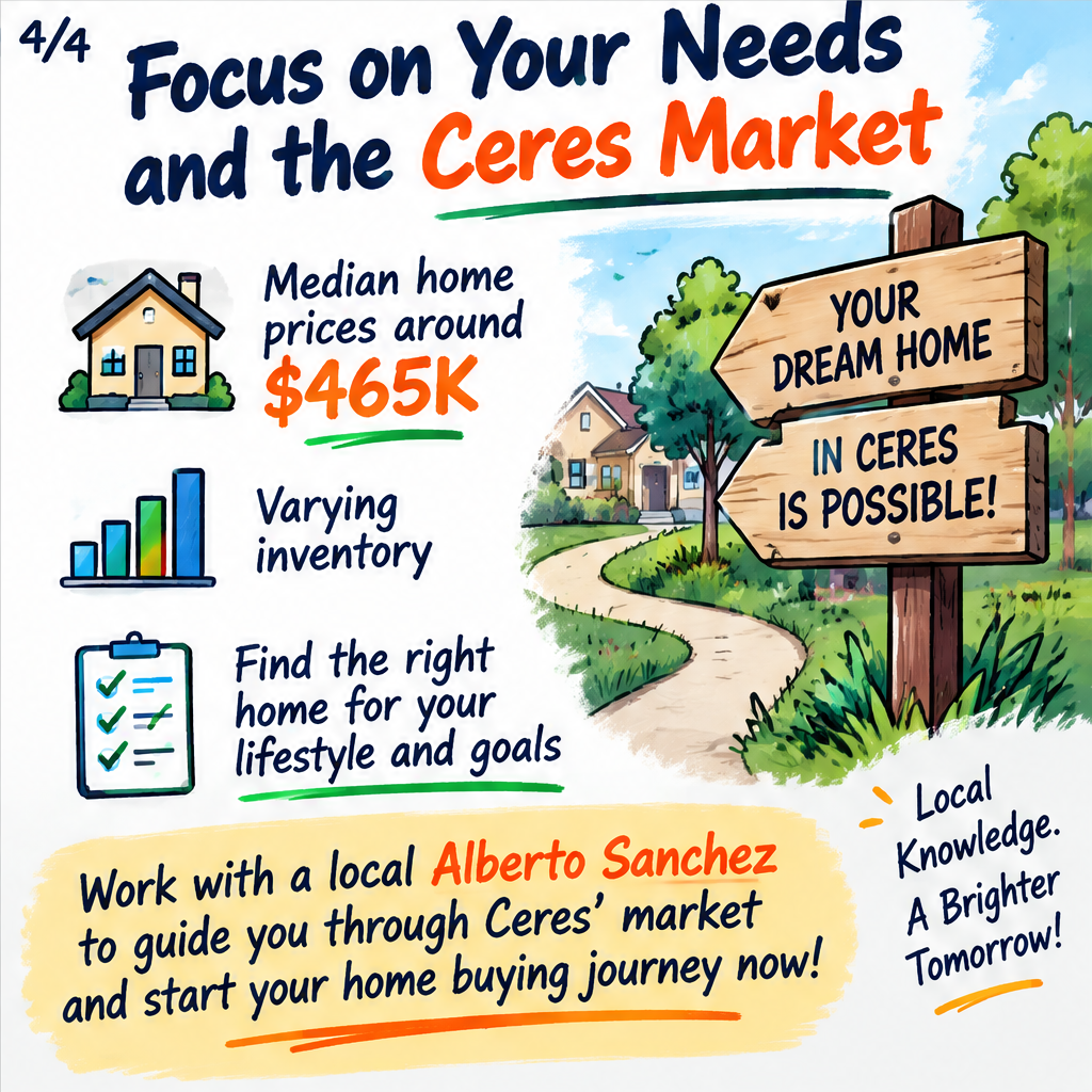 Cheers to Smarter Home Buying in Ceres! 🥂 Tips for First-Time Buyers to Beat Renting Hikes and Own Your Dream Home 🍾 — slide 4 of 5