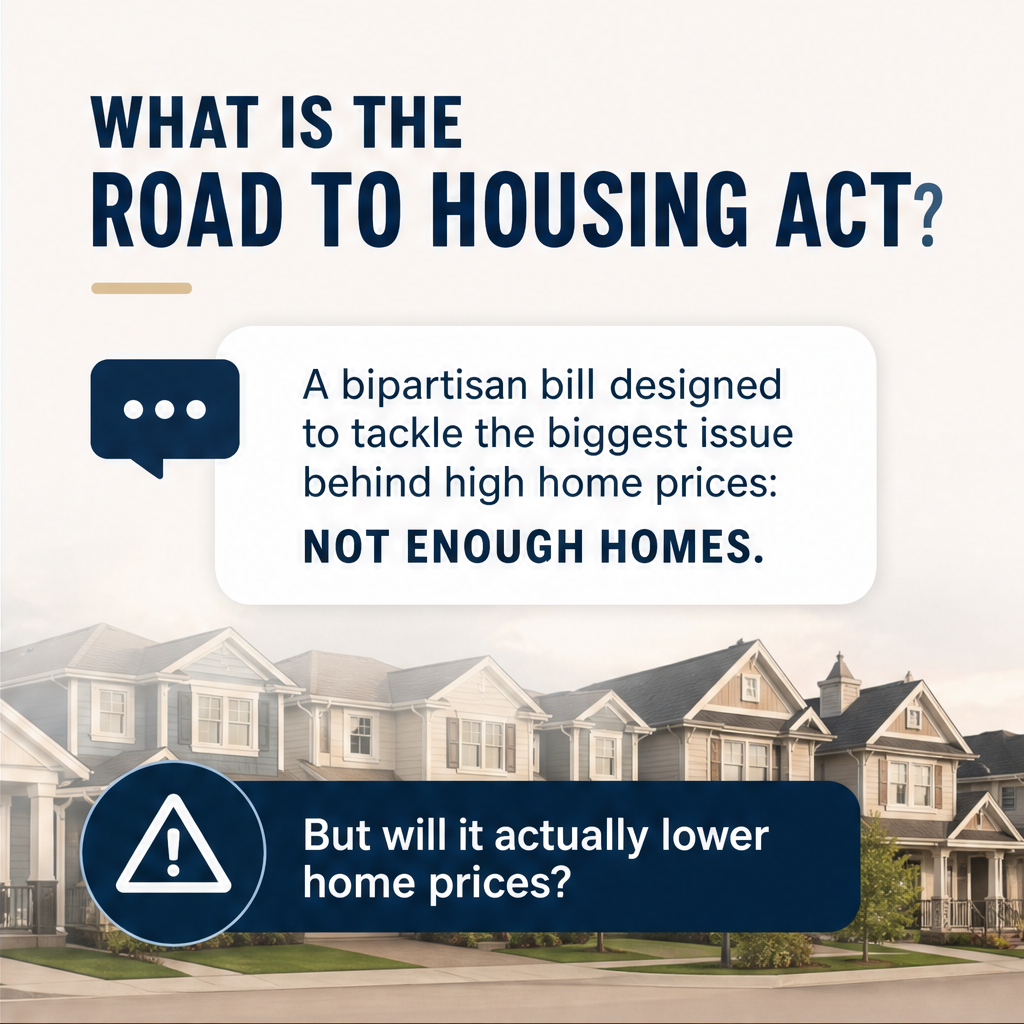 Could the ROAD to Housing Act actually lower home prices? Here's what experts say. — slide 2 of 5