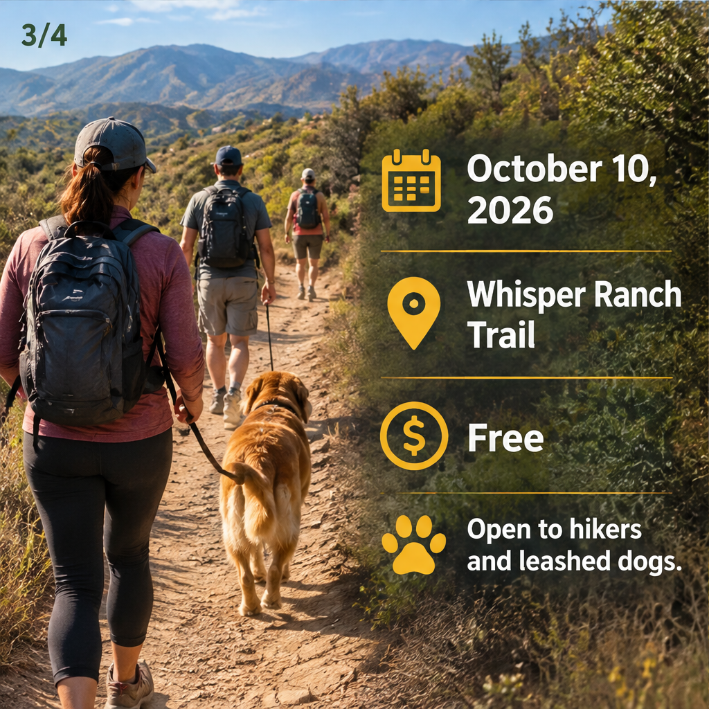 Take a Hike: WHISPER RANCH TRAIL HEAD — slide 3 of 5