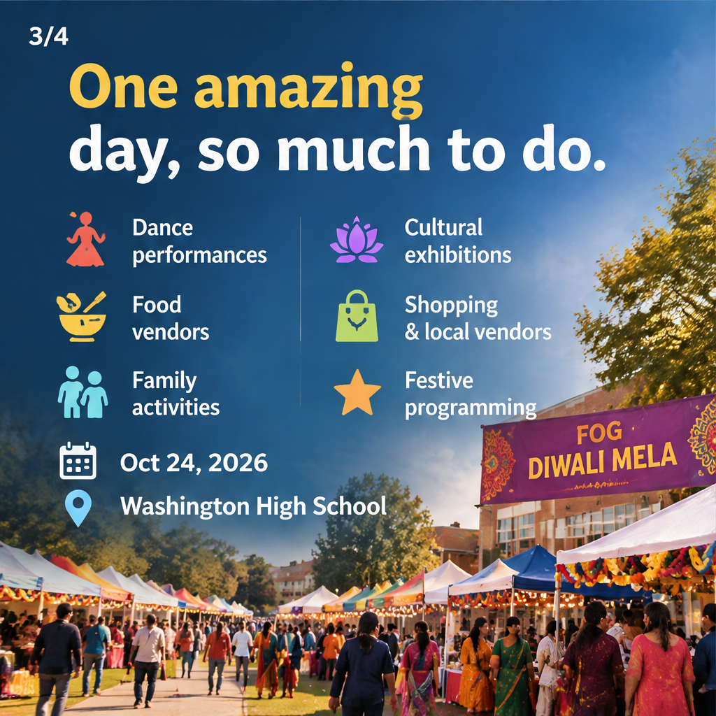 FOG Diwali Mela 2026 — slide 3 of 5
