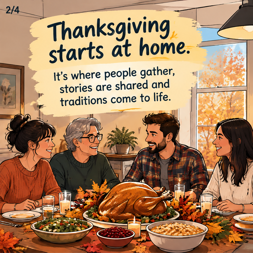 Thanksgiving Starts at Home — slide 2 of 5