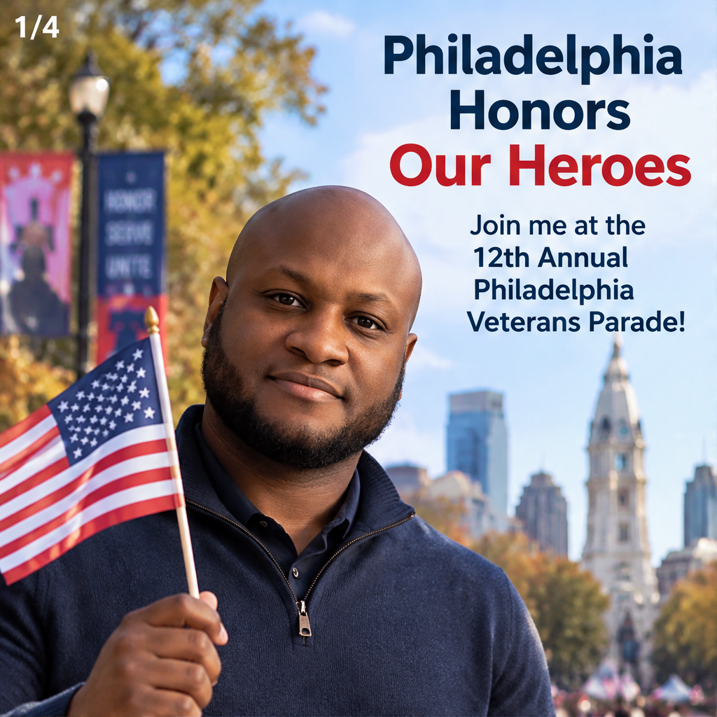 12th Annual Philadelphia Veterans Parade — slide 1 of 4
