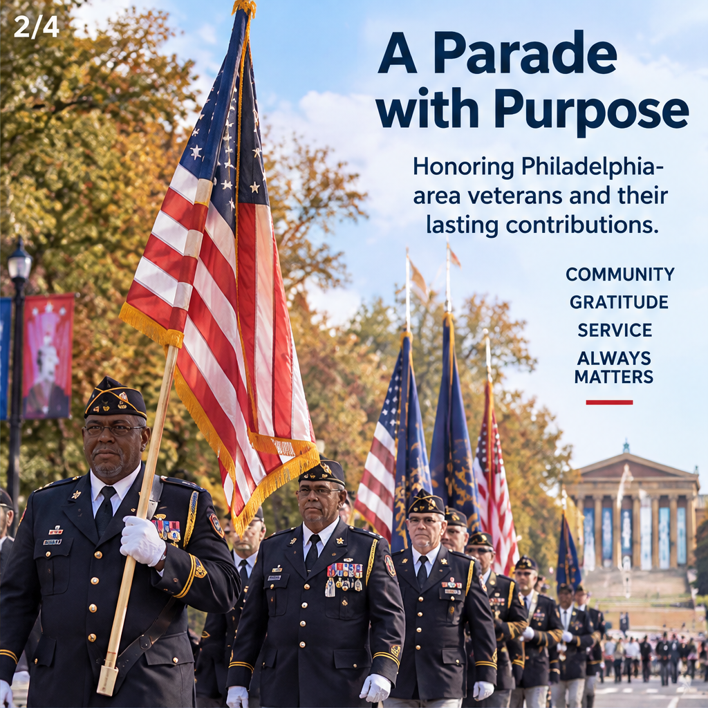 12th Annual Philadelphia Veterans Parade — slide 2 of 4