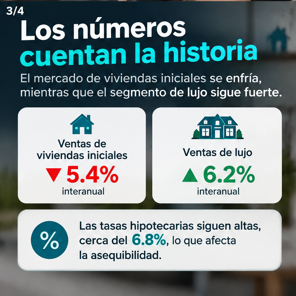 El mercado de viviendas iniciales se enfría y los compradores ganan poder de negociación — slide 3 of 5
