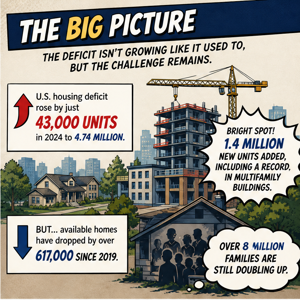 America's housing gap finally holds still after years of growth — slide 2 of 5