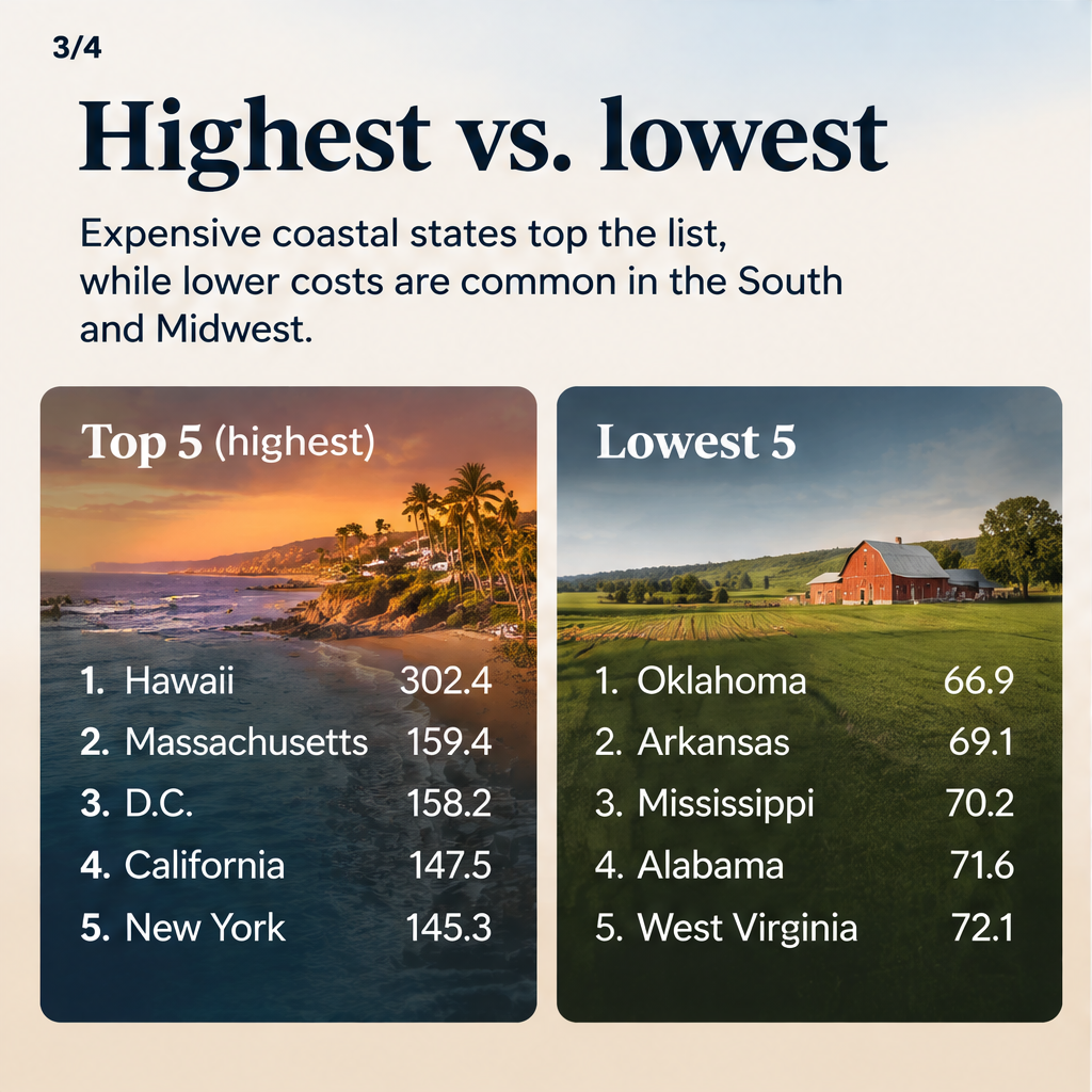 Ranked: Housing Costs in Every U.S. State in 2026 — slide 3 of 5
