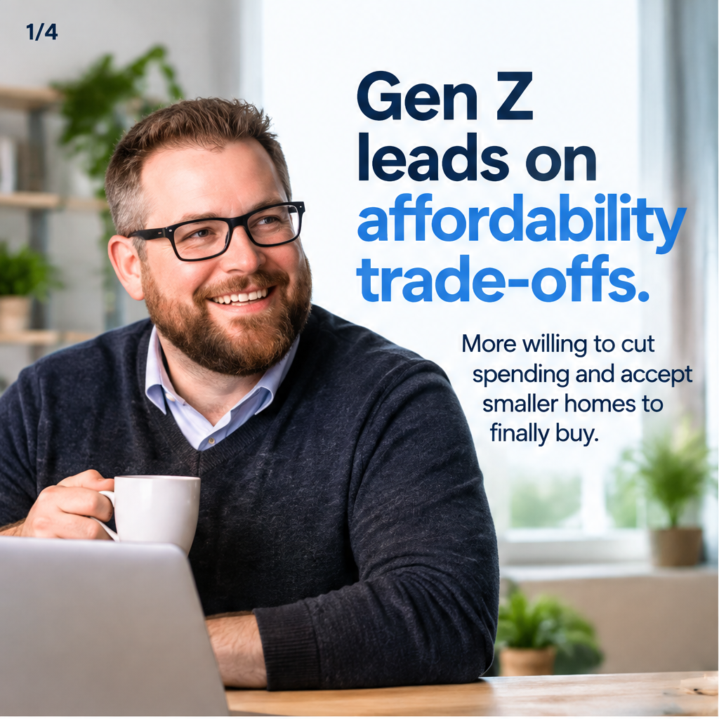 Gen Z buyers lead every generation on affordability trade-offs — slide 1 of 5